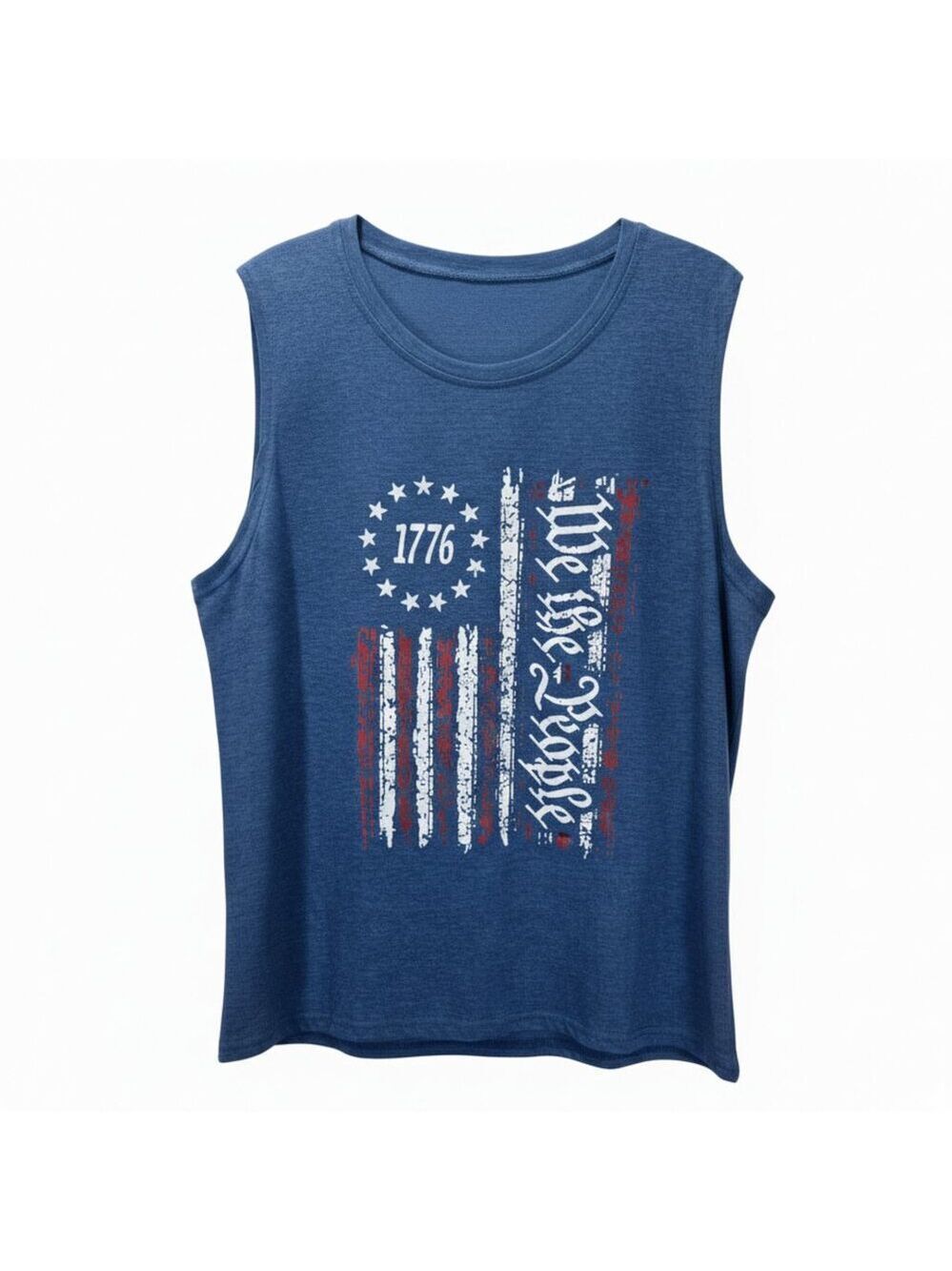 New Women’s American Flag 4th of July Tank Top | Size 2XL
